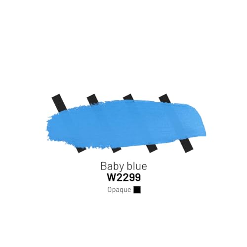 Kamenskaya Acrylic Inks for Artists - 'Baby Blue' Acrylic Ink, 3.38 Fl Oz (100 ml) | Highly Concentrated, Multifunctional Liquid Acrylic Paint - color: Baby Blue