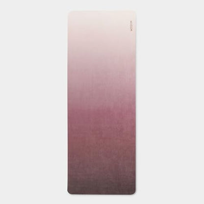 WeGym Yoga Mat, 4 mm Cushioned Non-Slip for Yoga, Pilates and Home Workouts - color: Rose Ombre, style: Suede