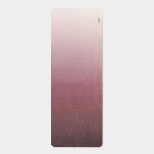 WeGym Yoga Mat, 4 mm Cushioned Non-Slip for Yoga, Pilates and Home Workouts - color: Rose Ombre, style: Suede