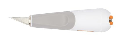 Fiskars 8" Easy Change Heavy-Duty Detail Craft Knife, Exacto Utility Knife - style: Easy Change Knife - #2 Blade