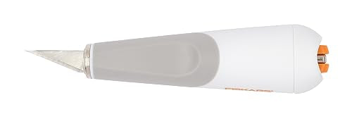 Fiskars 8" Easy Change Heavy-Duty Detail Craft Knife, Exacto Utility Knife - style: Easy Change Knife - #2 Blade