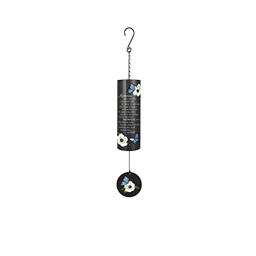 Carson Home 63779 Memories Cylinder Sonnet Chime, 36-inch Length, Powder Coated Steel and Metal