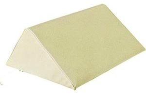 Clinical Health Services, Inc. Therapist’s Choice® Triangle Massage Bolster Extra Large, 19" x 12" x 20" x 15.5", (Creme) - color: Creme