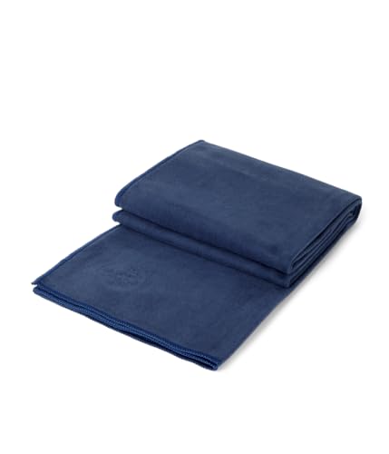 Manduka eQua Hot Yoga Mat Towel - 71" | Rapid Moisture Activated Grip | Ultra Soft Microfiber | Quick Dry | Lightweight, Travel Friendly Mat Layer | 71 x 24 inches | Midnight - color: Midnight, size: 71" x 24"