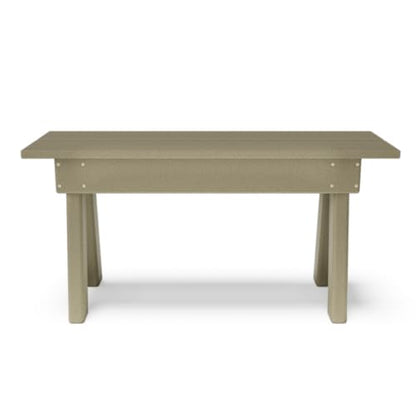 BY THE YARD 34" Picnic Table Bench (Weathered Wood) - color: Weathered Wood