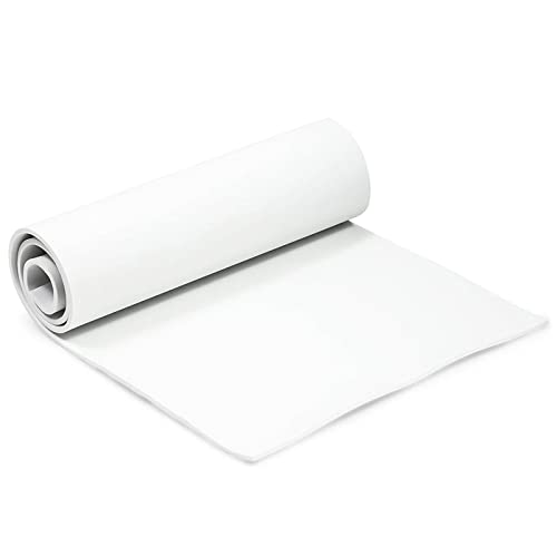 Bright Creations 5mm White EVA Foam Roll Sheet - 14 x 39" - 100 kg/m3 for Crafts & DIY Projects - Craft Foam - size: 5mm