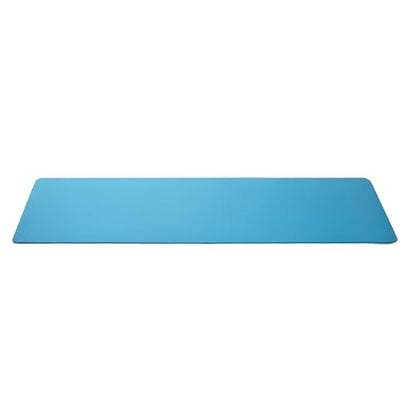 Amazon Basics 1/4 Inch Thick TPE Exercise Yoga Mat with Carrying Strap - color: Aqua