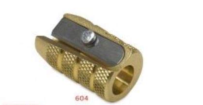 Mobius + Ruppert (M+R) Brass Artists Pencil Sharpener - choose from 4 shapes! Made in Germany - finest in the world! (604 - Bullet/Grenade) - size: 604 - Bullet/Grenade