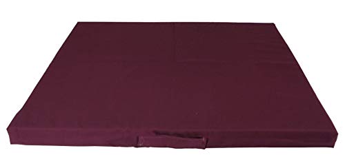 Deluxe Zabuton Meditation Mat - color: Burgundy