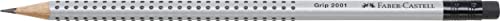Faber-Castell Grip Graphite Pencils with Erasers – No. 2.5, 8mm, Drawing Pencils for Kids, Sketch Pencils, Art Pencils for Drawing and Shading (12 Count)