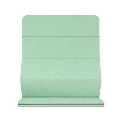 Yoga Mat, Foldable Exercise Mat, Portable FitnessMat, Thickened TPEmat for Yoga, Pilates, Stretching, Non Slip Cushion with 8mm Thick, Compact Design, 72x31 Inch - color: Green