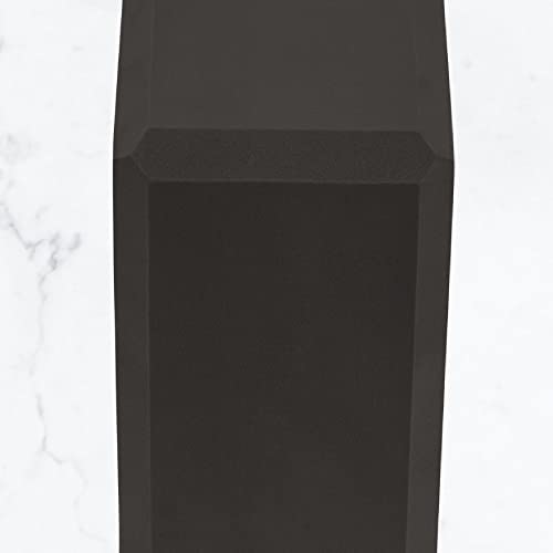MYGA Yoga Block,Lightweight EVA Foam Yoga Brick,High Density Non-Slip Block for Yoga Poses, Pilates, Balance and Flexibility - color: Black, size: One Size