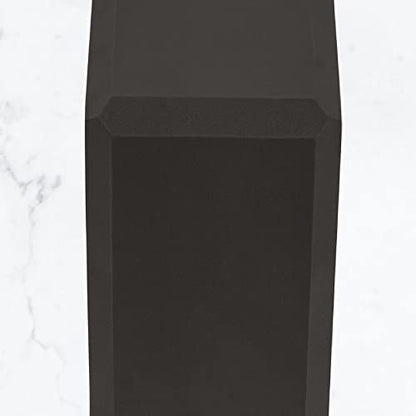 MYGA Yoga Block,Lightweight EVA Foam Yoga Brick,High Density Non-Slip Block for Yoga Poses, Pilates, Balance and Flexibility - color: Black, size: One Size (Pack of 2)