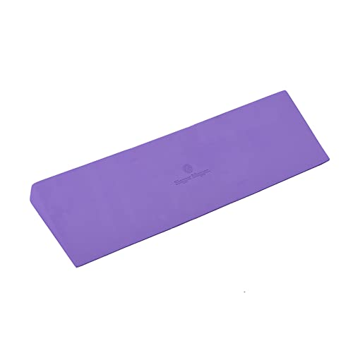 Hugger Mugger Yoga Wedge - Gentle Lift for Sensitive Wrists, Durable and Stable, Supports Joints, Great for Downward Dog - color: Purple