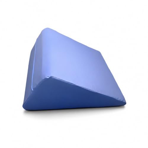 Physical Therapy/Massage Table Positioning Knee Wedge 22" x 20" x 10.25" (Knee Wedge, Blue) - color: Blue, size: Firm Knee Wedge