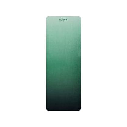 WeGym Yoga Mat, 4 mm Cushioned Non-Slip for Yoga, Pilates and Home Workouts | Cushioned 4 mm profile, non-slip surface, yoga, Pilates, home workouts - color: Green Ombre, style: Art Deco