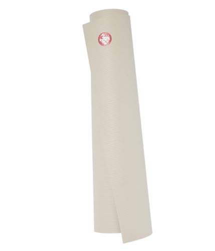 Manduka PROlite Yoga Mat 4.7mm | Lifetime Durability | Hygienic Construction | Teacher Approved - color: Sand, size: 71" x 24"
