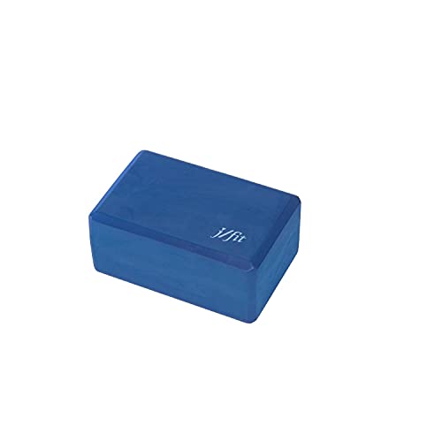 JFIT Yoga Block, Navy Blue, 4-Inch