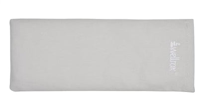 Wellrox Weighted Eye Pillow - Flaxseeds & Lavender Eye Pillow Weighted for Restorative Yoga, Meditation & Stress Relief (Natural, Scented) - color: Natural