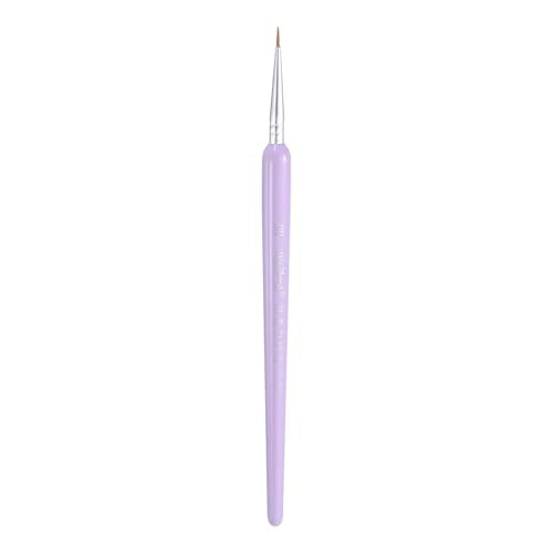 HARFINGTON Detail Paint Brushes 8mm Pointed Tip Nylon Hair Miniature Painting Brush for Watercolor Oil Acrylic Painting(00#), Purple - color: Purple, size: 00# 8mm