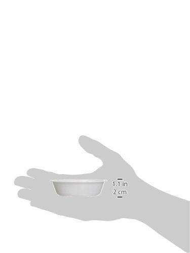 School Smart Plastic Watercolor Paint Cups, 3-3/4 x 1-1/8 Inches, White, Pack of 24 - size: 12 Count (Pack of 2)