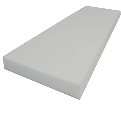 Mybecca Upholstery Foam Cushion Sheet High Density,5 H x 24 W x 72 L - color: White, style: 5x24x72
