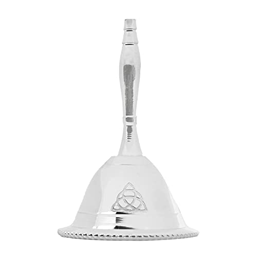 Altar Bell - Silver Plated - 3 Inches H (Triquetra) - color: Triquetra