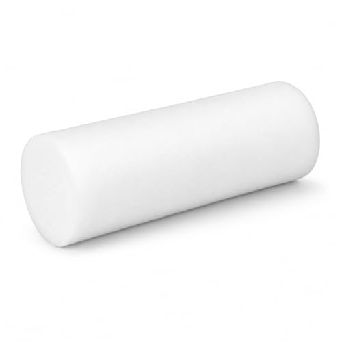미디엄/단단한 화이트 PE 폼 롤러 (45.7cm(18인치) 풀 라운드) - size: 18" Full Round