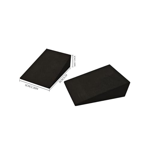 Multi-Purpose Exercise Wedge – Incline Board for Calf Stretch & Squat – Home, Gym, Pilates, Fitness, Office Break - color: 9x6x3cm