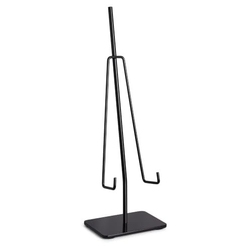 Airy Abode Tabletop Easel, Large Black Metal Display Stand, 1 Pack | One large black metal easel for taller displays including signs, menus, framed artwork, photos, and tabletop décor - size: Large