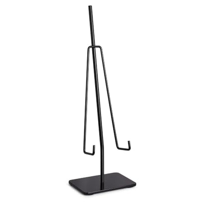 Airy Abode Tabletop Easel, Large Black Metal Display Stand, 1 Pack | One large black metal easel for taller displays including signs, menus, framed artwork, photos, and tabletop décor - size: Large
