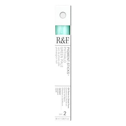 R&F Pigment Stick 38Ml Phthalo Green Pale - color: Phthalo Green Pale, size: 1 Count (Pack of 1)