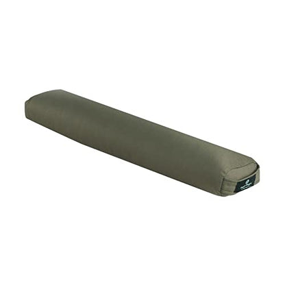 Hugger Mugger Pranayama Yoga Bolster - Very Firm, use Under Length of Spine for Deeper Breathing or Under Ankles, Handmade in The USA - color: Olive