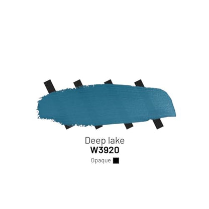 Acrylic Inks for Artists - 'Deep Lake' Acrylic Ink, 3.38 Fl Oz (100 ml) | Highly Concentrated, Multifunctional Liquid Acrylic Paint - color: Deep Lake