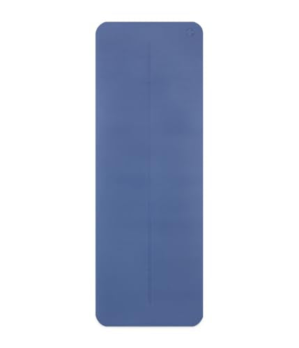 Manduka Begin Yoga Mat 68" - 5mm Cushioning | Comfortable, Lightweight & Reversible with Alignment Stripe | Budget-Friendly | 68 x 24 inches - style: Moon Black