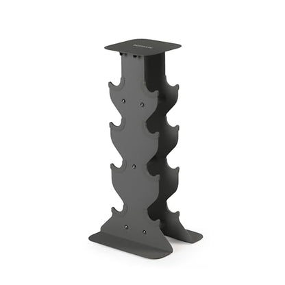 WeGym Dumbbell Rack, Sturdy Cast Iron for Space-Saving Home Gym Storage | Sturdy cast iron, space-saving storage, home strength training setup - color: Slate, style: M