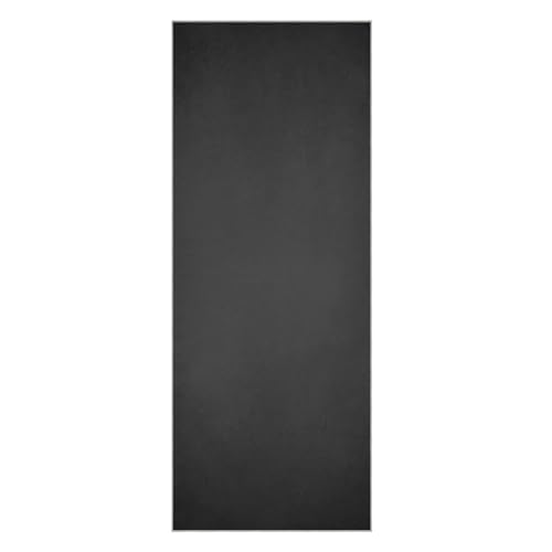 YETTASBIN Black Yoga Mat Towel, Non Slip Sweat Absorbent Hot Yoga Towel Portable Lightweight Travel Workout Towel with Storage Bag for Home Yoga, Pilates, Fitness 73x 27 Inch