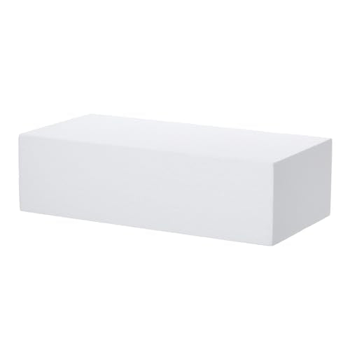 Crafare Large Craft Foam Block 14x7x4inch Polystyrene Foam Brick for Crafts | Polystyrene Foam Brick for arts, school, sculptures, floral, modeling. - size: 14x7x4inch 1pcs