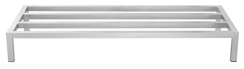 CenPro Commercial NSF Aluminum Dunnage Rack - 1,500 lb. Weight Capacity - 60"x20"x8" (28W-129) - size: 60x20x8"
