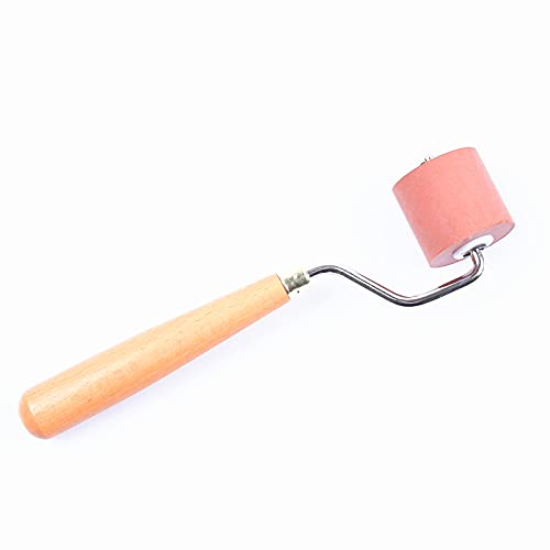 BANLTRE Rubber Brayer Roller for Printmaking, Ideal for Anti Skid Tape Construction Tools, Print,Craft Stamping Brayers for Wallpapers and Scrapbooks (1.18") - size: 1.18"
