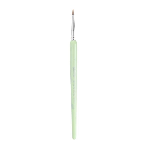 HARFINGTON Detail Paint Brushes 10mm Pointed Tip Nylon Hair Miniature Painting Brush for Watercolor Oil Acrylic Painting(1#), Green - color: Green, size: 1# 10mm