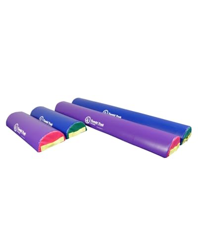Tumbl Trak Half Rounds - color: Bright Pastel, style: 4 Feet