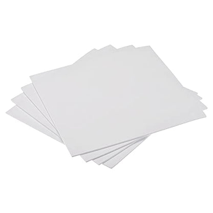 uxcell White EVA Foam Sheets 10 x 10 Inch 3mm Thickness for Crafts DIY Projects, 4 Pcs - color: White