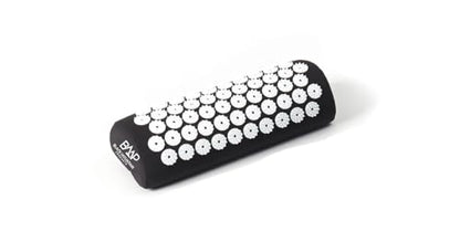 Black Mountain Products Acupressure Mat with Pillow & Carrying Bag - Acupressure Mat for Trigger Pt. Massage Therapy, Black