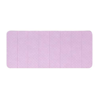 Foldable Yoga Mat TPE Non Slip Exercise Mat for Home Workout Travel - color: Purple