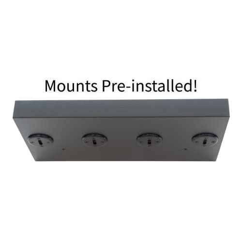 Tonal Accessory Shelf (Black, 16" Shelf Premium - 4 Mounts) - size: 16" Shelf Premium - 4 Mounts