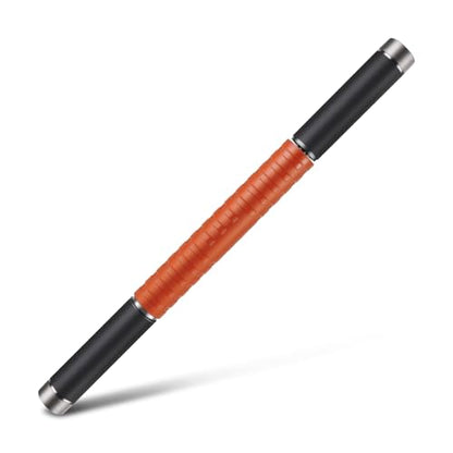 Muscle Roller Stick,17" Massage Roller for Muscle Deep Tissue Orange - color: Orange