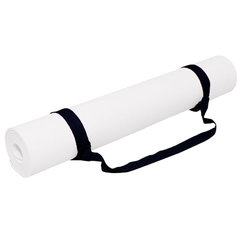Adjustable Yoga Mat Strap Carrier - Comfortable Yoga Mat Carrying Strap with Stretch Band for Yoga, Exercise, Travel and Outdoor Sports