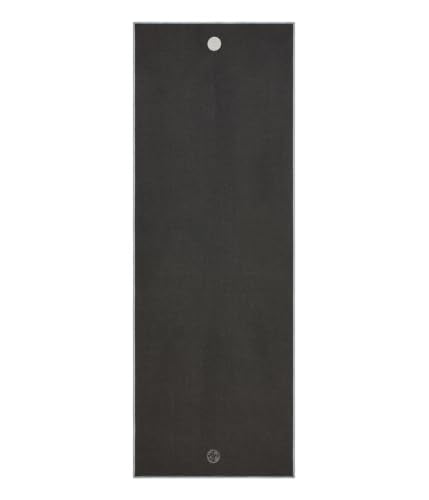 Manduka Yogitoes Hot Yoga Mat Towel - 71" | Moisture Activated Grip | Patented Silicone Nubs | Highly Absorbent, Durable & Easy Care | Made from Recycled Materials | 71 x 24 Inches | Grey - color: Grey, size: 71" x 24"