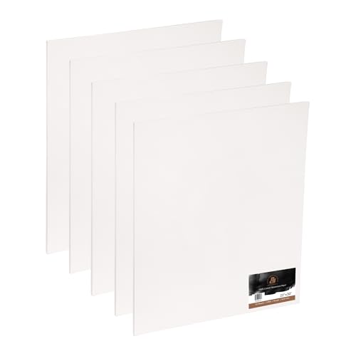 New York Central Watercolor Paper - 22x30" - 50 Pages - 140 lb. Rough Press - 100% Cotton, Acid-Free, Archival Quality, Bright White Watercolor Paper Pad for Wet & Dry Media